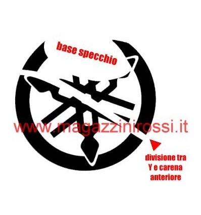 Adesivi (2) logo Diapason per carena T-Max 500 01-07 2 Adesivi (2) logo Diapason per carena T-Max 500 01-07 2