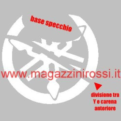 Adesivi (2) logo Diapason per carena T-Max 500  01-07 2
