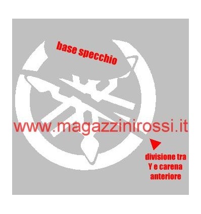 Adesivi (2) logo Diapason per carena T-Max 500 01-07 2 Adesivi (2) logo Diapason per carena T-Max 500 01-07 2