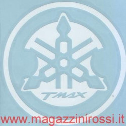 Adesivi (2) logo Diapason per carter T-Max 13 cm bianco