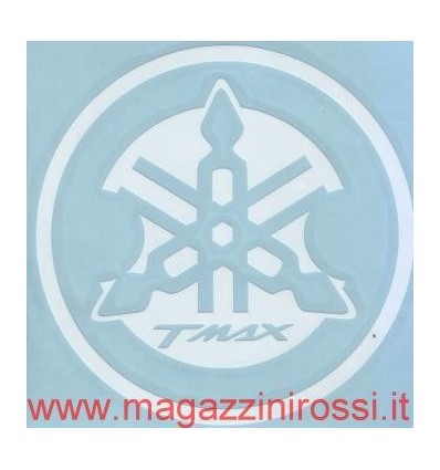 Adesivi (2) logo Diapason per carter T-Max 13 cm bianco Adesivi (2) logo Diapason per carter T-Max 13 cm bianco