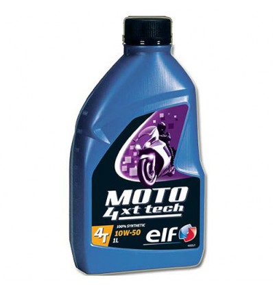 Olio motore 4T Elf Moto 4 XT Tech sintetico 10W50 Olio motore 4T Elf Moto 4 XT Tech sintetico 10W50