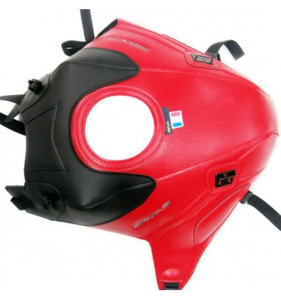 Copriserbatoio Bagster per Suzuki GSX-S 750 in similpelle nero opaco e rosso Copriserbatoio Bagster per Suzuki GSX-S 750 in similpelle nero opaco e rosso