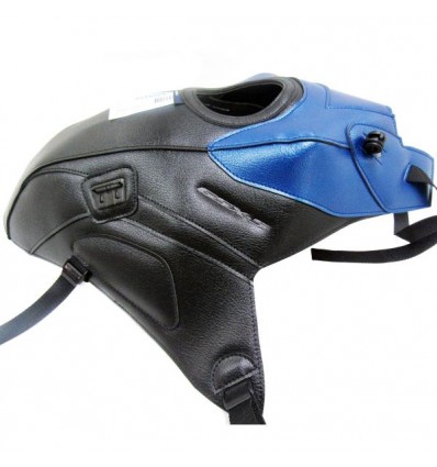 Copriserbatoio Bagster per Suzuki GSX-S 750 in similpelle grigio e blu Copriserbatoio Bagster per Suzuki GSX-S 750 in similpelle grigio e blu