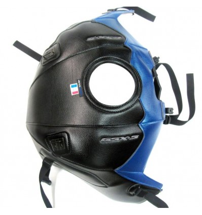 Copriserbatoio Bagster per Suzuki GSX-S 1000 e 1000F ABS in similpelle blu e nero