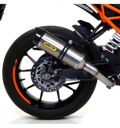 Terminale Arrow Thunder Aluminium Carby per KTM Duke 125 2017 Terminale Arrow Thunder Aluminium Carby per KTM Duke 125 2017