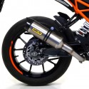 Terminale Arrow Thunder Aluminium Carby per KTM Duke 125 2017 Terminale Arrow Thunder Aluminium Carby per KTM Duke 125 2017