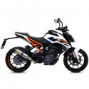 Terminale con raccordo Arrow Thunder Titanium Carbon End per KTM Duke 125 2017 Terminale con raccordo Arrow Thunder Titanium Carbon End per KTM Duke 125 2017
