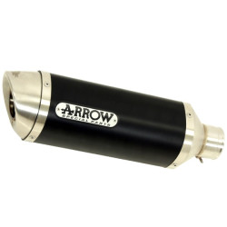 Terminale Arrow Thunder Aluminium Dark Inox per KTM Duke 125 2017