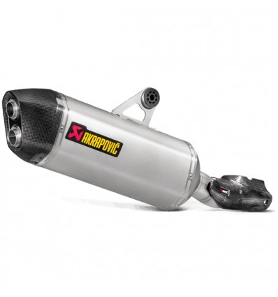Marmitta Akrapovic Slip On Titanio omologata per BMW R1200 GS dal 2017