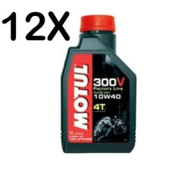 Olio 4T Motul 300V Factory Line 10W40 cartone 12x1