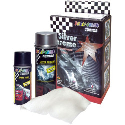 Set Dupli Color Silver Chrome effetto cromo