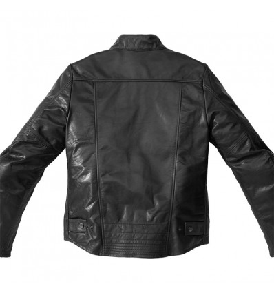 Giacca da moto in pelle Spidi Garage nera Giacca da moto in pelle Spidi Garage nera