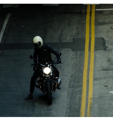 Giacca da moto in pelle Spidi Garage nera Giacca da moto in pelle Spidi Garage nera