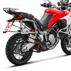 Marmitta Akrapovic Slip On Titanio omologata per Ducati Multistrada 950 Marmitta Akrapovic Slip On Titanio omologata per Ducati Multistrada 950
