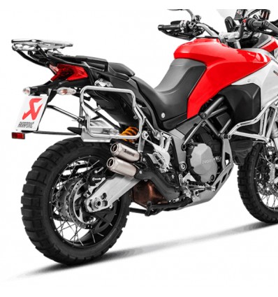Marmitta Akrapovic Slip On Titanio omologata per Ducati Multistrada 950 Marmitta Akrapovic Slip On Titanio omologata per Ducati Multistrada 950