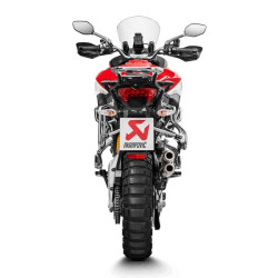 Marmitta Akrapovic Slip On Titanio omologata per Ducati Multistrada 950 Marmitta Akrapovic Slip On Titanio omologata per Ducati Multistrada 950