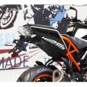 Portatarga regolabile Evotech per KTM Duke 125 e 390 dal 2017 Portatarga regolabile Evotech per KTM Duke 125 e 390 dal 2017