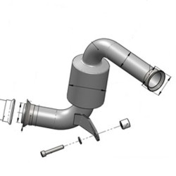 Raccordo elimina catalizzatore Leovince per KTM Duke 125 e 390 dal 2017 Raccordo elimina catalizzatore Leovince per KTM Duke 125 e 390 dal 2017