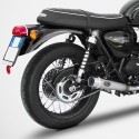 Scarico completo Zard nero per Triumph Bonneville T100 dal 2017 Scarico completo Zard nero per Triumph Bonneville T100 dal 2017