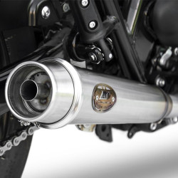 Scarico completo Zard nero per Triumph Bonneville T100 dal 2017 Scarico completo Zard nero per Triumph Bonneville T100 dal 2017