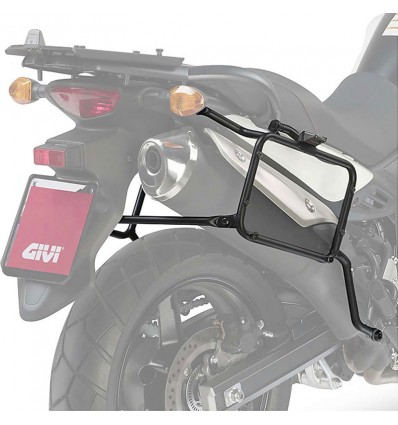 Telaietti laterali Givi TE7707 per borse morbide su KTM Duke 125 e 390 dal 2017