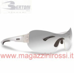 Occhiali da moto Bertoni N20A cristallo bianco perla