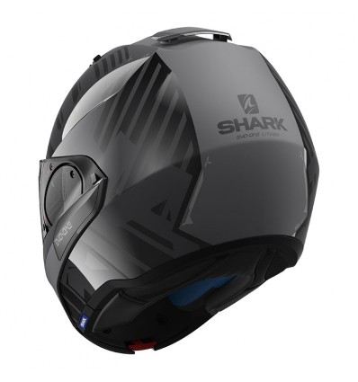 Casco Shark Helmets Evo-One 2 Lithion con mentoniera ribaltabile antracite e nero Casco Shark Helmets Evo-One 2 Lithion con mentoniera ribaltabile antracite e nero