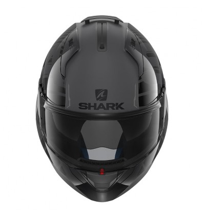 Casco Shark Helmets Evo-One 2 Lithion con mentoniera ribaltabile antracite e nero Casco Shark Helmets Evo-One 2 Lithion con mentoniera ribaltabile antracite e nero