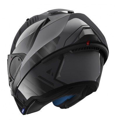 Casco Shark Helmets Evo-One 2 Lithion con mentoniera ribaltabile antracite e nero Casco Shark Helmets Evo-One 2 Lithion con mentoniera ribaltabile antracite e nero