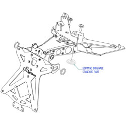 Kit portatarga Lightech per Honda X-ADV 750 Kit portatarga Lightech per Honda X-ADV 750