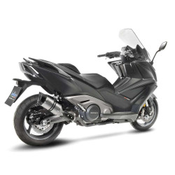 Terminale Leovince LV Pro Steel per Kymco AK550 ABS 2017 Terminale Leovince LV Pro Steel per Kymco AK550 ABS 2017