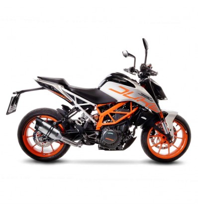 Terminale Leovince LV Pro Steel per KTM RC 125/390 e Duke 125/390 2017 Terminale Leovince LV Pro Steel per KTM RC 125/390 e Duke 125/390 2017