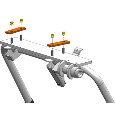 Antifurto blocca cavalletto Push & Block per Piaggio Vespa da 125 cc in poi e LML Antifurto blocca cavalletto Push & Block per Piaggio Vespa da 125 cc in poi e LML