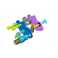 Antifurto blocca cavalletto Push & Block per Honda Silver Wing 400T Antifurto blocca cavalletto Push & Block per Honda Silver Wing 400T