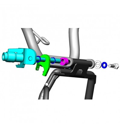 Antifurto blocca cavalletto Push & Block per Yamaha X-Max 400 dal 2013 Antifurto blocca cavalletto Push & Block per Yamaha X-Max 400 dal 2013