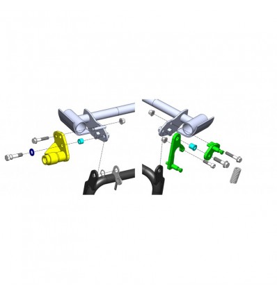 Antifurto blocca cavalletto Push & Block per Kymco 125/150/200 R16 Antifurto blocca cavalletto Push & Block per Kymco 125/150/200 R16