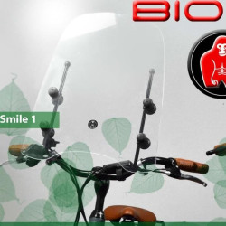 Parabrezza Biondi universale Smile 1 per biciclette elettriche Parabrezza Biondi universale Smile 1 per biciclette elettriche