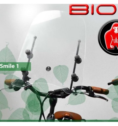Parabrezza Biondi universale Smile 1 per biciclette elettriche Parabrezza Biondi universale Smile 1 per biciclette elettriche