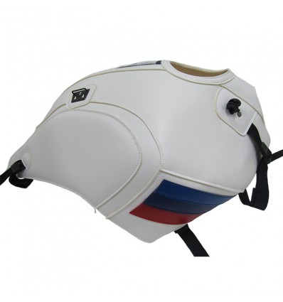 Copriserbatoio Bagster per BMW R-Nine T dal 2014 in similpelle bianco, blu e rosso