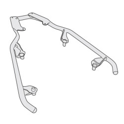 Attacco posteriore Givi per bauletto Monokey o Monolock per Kymco AK 550 2017 Attacco posteriore Givi per bauletto Monokey o Monolock per Kymco AK 550 2017