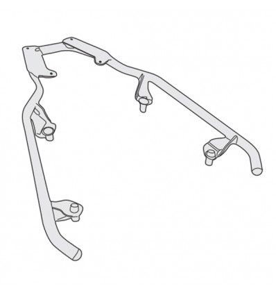 Attacco posteriore Givi per bauletto Monokey o Monolock per Kymco AK 550 2017 Attacco posteriore Givi per bauletto Monokey o Monolock per Kymco AK 550 2017