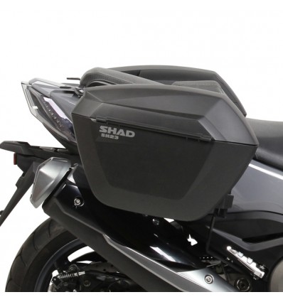 Portavaligie laterale Shad 3P per valigie SH36 su Kymco AK 550
