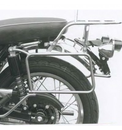 Portapacchi e telai laterali cromati Hepco & Becker per Kawasaki W650 99-06 e W800 dal 2011 Portapacchi e telai laterali cromati Hepco & Becker per Kawasaki W650 99-06 e W800 dal 2011