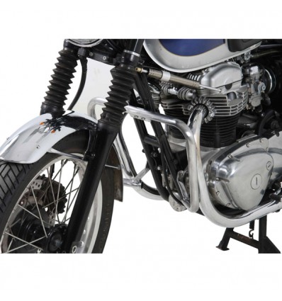 Paramotore nero Hepco & Becker per Kawasaki W650 99-06 e W800 dal 2011 Paramotore nero Hepco & Becker per Kawasaki W650 99-06 e W800 dal 2011