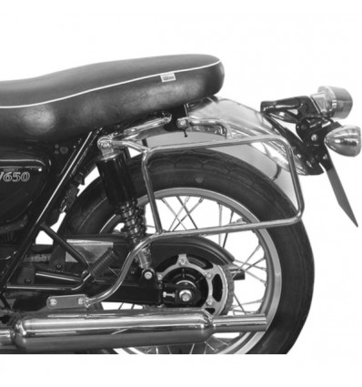 Telai laterali cromati Hepco & Becker per Kawasaki W650 e W800