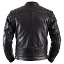 Giacca da moto in pelle Helstons Cruiser Cuir Rag nera Giacca da moto in pelle Helstons Cruiser Cuir Rag nera