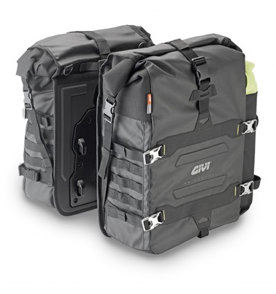 Borse laterali impermeabili Givi Gravel-T 35+35 lt nere