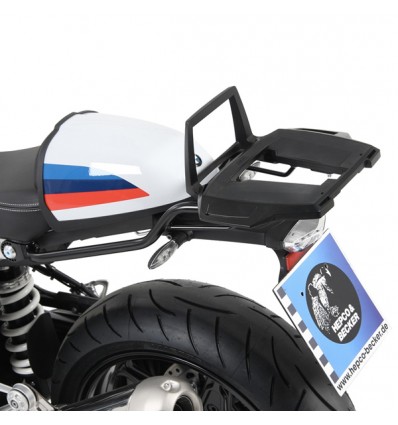 Portapacchi nero Hepco & Becker Alu Rack per BMW R-Nine T Racer