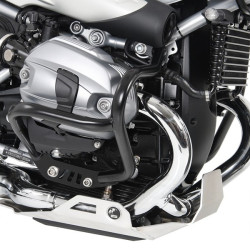 Paramotore Hepco & Becker argento per BMW R-Nine T Racer Paramotore Hepco & Becker argento per BMW R-Nine T Racer
